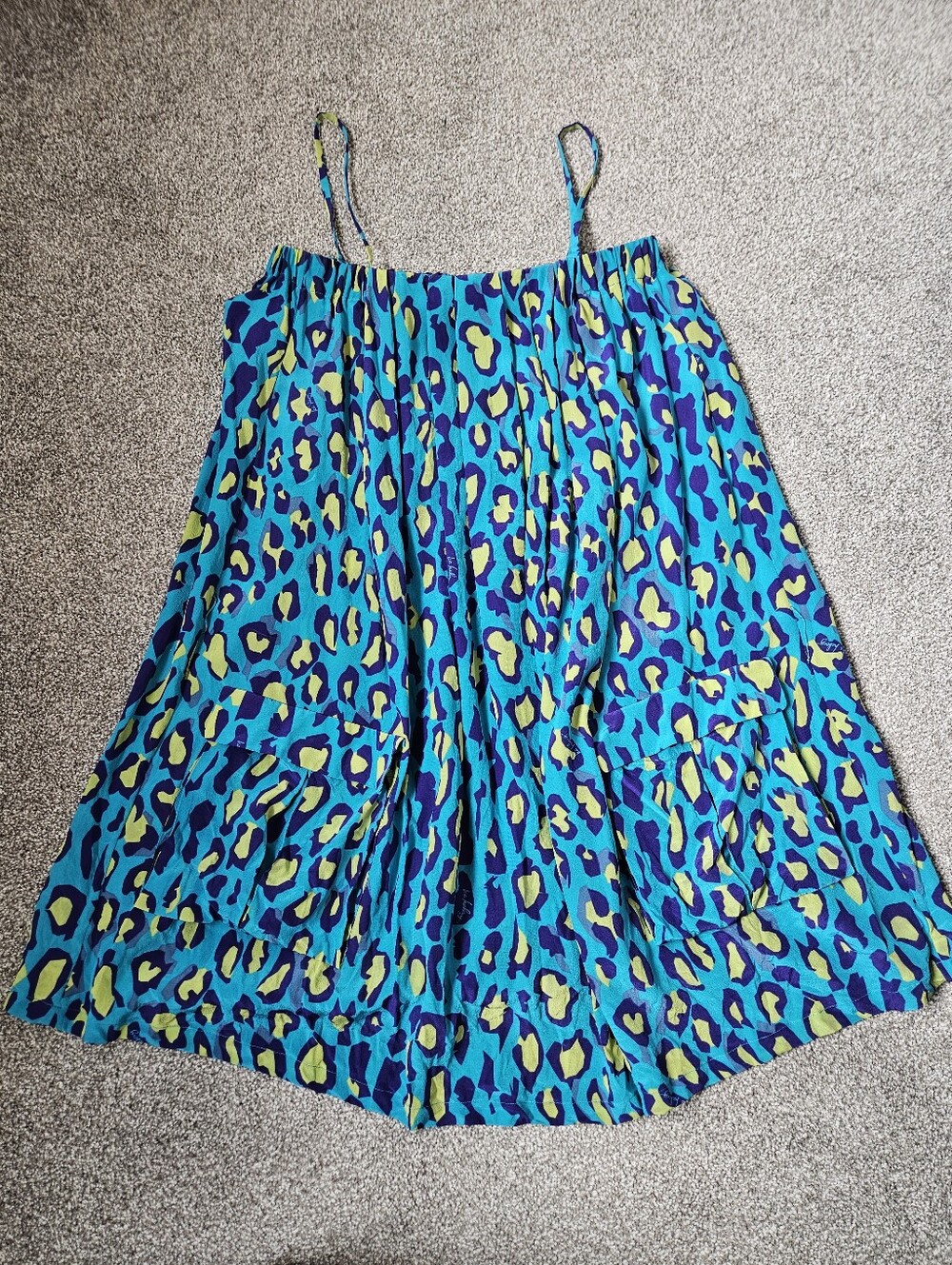 100% Silk Convertible Mini Spaghetti Straps/Strapless/Midi Skirt With Pockets